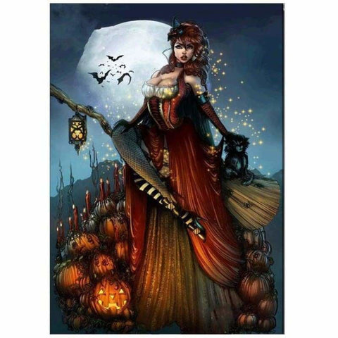 Full Drill - 5D DIY Diamond Painting Kits Cartoon Halloween 