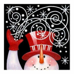 Full Drill - 5D DIY Diamond Painting Kits Cartoon Happy Snowman - NEEDLEWORK KITS