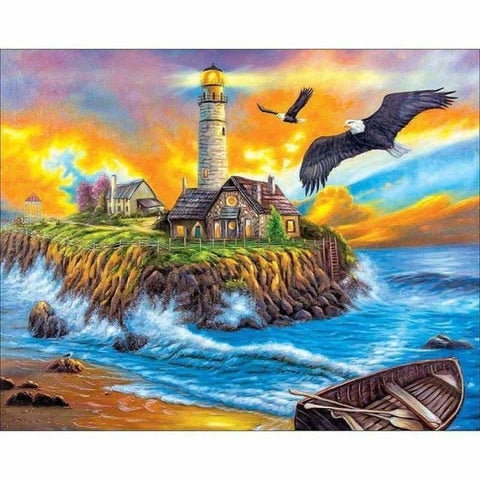 Full Drill - 5D DIY Diamond Painting Kits Cartoon Landscape 