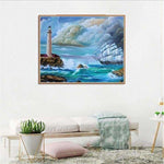 Full Drill - 5D DIY Diamond Painting Kits Cartoon Lighthouse