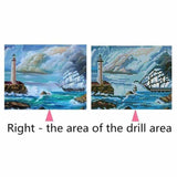 Full Drill - 5D DIY Diamond Painting Kits Cartoon Lighthouse