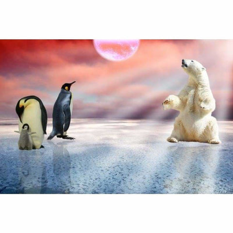 Full Drill - 5D DIY Diamond Painting Kits Cartoon Penguin 