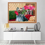 Full Drill - 5D DIY Diamond Painting Kits Cartoon Pet Dog 