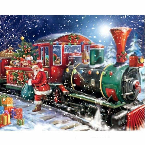 Full Drill - 5D DIY Diamond Painting Kits Christmas Santa 