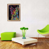 Full Drill - 5D DIY Diamond Painting Kits Colorful Cute Cat 