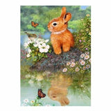 Full Drill - 5D DIY Diamond Painting Kits Cute Rabbit - 4