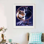 Full Drill - 5D DIY Diamond Painting Kits Dream Catcher Wolf