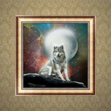 Full Drill - 5D DIY Diamond Painting Kits Dream Moon Wolf