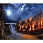 Full Drill - 5D DIY Diamond Painting Kits Dream Mountain 