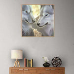 Full Drill - 5D DIY Diamond Painting Kits Dream White Wolf