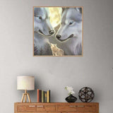 Full Drill - 5D DIY Diamond Painting Kits Dream White Wolf