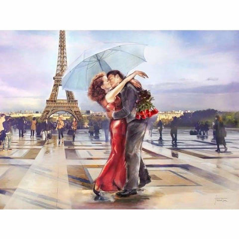 Full Drill - 5D DIY Diamond Painting Kits Eiffel Tower Lover