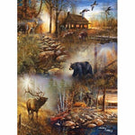 Full Drill - 5D DIY Diamond Painting Kits Elk And Bear - Z3