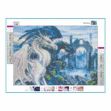 Full Drill - 5D DIY Diamond Painting Kits Fantasy Blue White