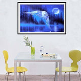 Full Drill - 5D DIY Diamond Painting Kits Fantasy Cool Blue 