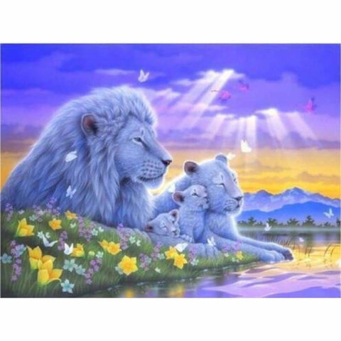 Full Drill - 5D DIY Diamond Painting Kits Fantasy Dream Lion