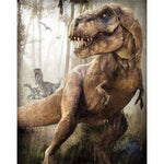 Full Drill - 5D DIY Diamond Painting Kits Fierce Dinosaur - NEEDLEWORK KITS