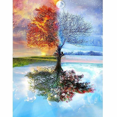 Full Drill - 5D DIY Diamond Painting Kits Four Seasons Dream