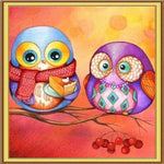 Full Drill - 5D DIY Diamond Painting Kits Funny Cartoon Owls