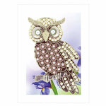 Full Drill - 5D DIY Diamond Painting Kits Gold Owl - 3