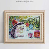 Full Drill - 5D DIY Diamond Painting Kits Hedgehog Christmas