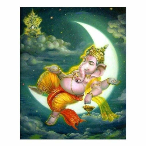 Full Drill - 5D DIY Diamond Painting Kits Hinduism Statue 