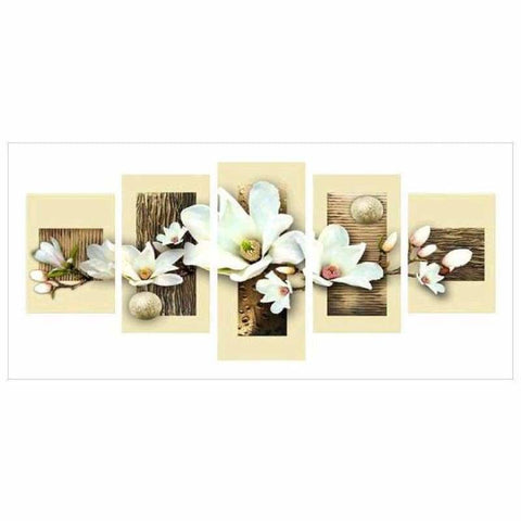 Full Drill - 5D DIY Diamond Painting Kits Multi Panel White 