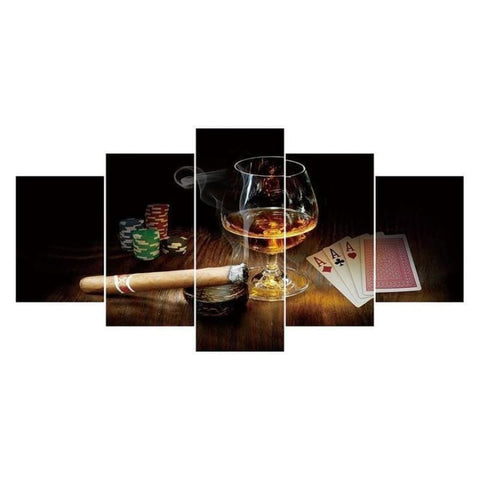 Full Drill - 5D DIY Diamond Painting Kits Multi Panel Wine 