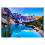 Full Drill - 5D DIY Diamond Painting Kits Popular Wall Decoration Mountain Blue Lake - NEEDLEWORK KITS