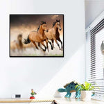 Full Drill - 5D DIY Diamond Painting Kits Running Horses - 3