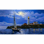 Full Drill - 5D DIY Diamond Painting Kits Sailing Boat 