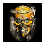 Full Drill - 5D DIY Diamond Painting Kits Special Skull Gold