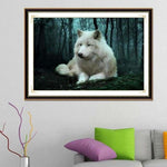 Full Drill - 5D DIY Diamond Painting Kits Special White Wolf