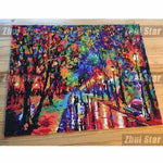 Full Drill - 5D DIY Diamond Painting Kits Street After Rain 