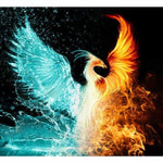 Full Drill - 5D DIY Diamond Painting Kits Water Fire Phoenix