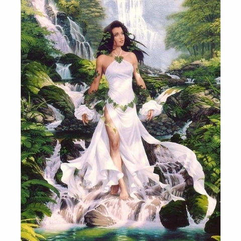 Full Drill - 5D Diy Diamond Painting Kits Waterfall Beauty -