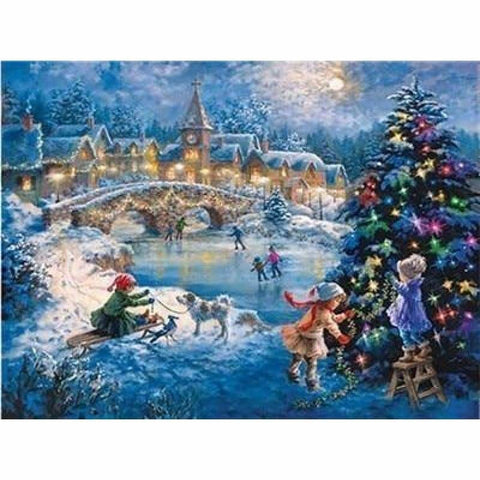 Full Drill - 5D DIY Diamond Painting Kits Winter Christmas 