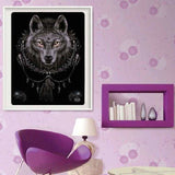 Full Drill - 5D DIY Diamond Painting Kits Wolf Dream Catcher