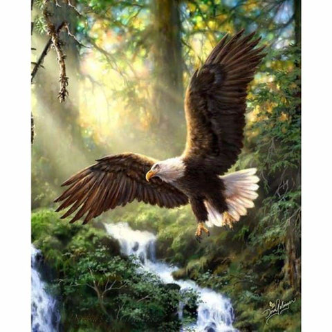 Full Drill - 5D DIY Diamond Painting Soaring Eagle 