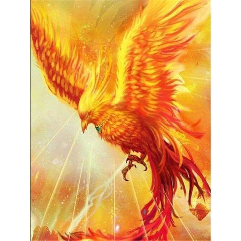 Full Drill - 5D DIY Diamond Painting Kits Fantastic Fire Phoenix - NEEDLEWORK KITS