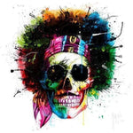 Full Drill - 5D DIY Diamond Painting Kits Colorful Glamorous Skull - NEEDLEWORK KITS