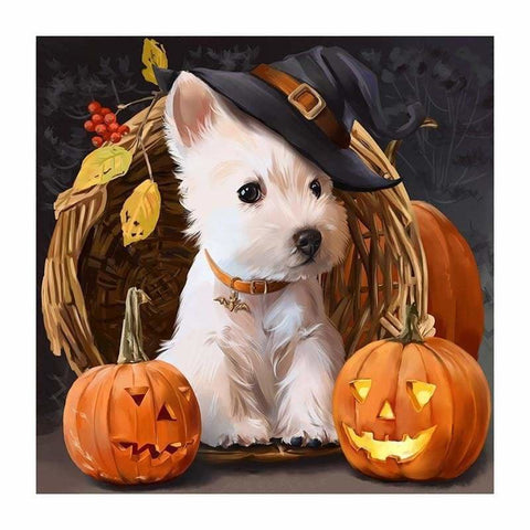 Halloween Dog Full Drill - 5D Diy Diamond Painting Kits 