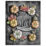 Full Drill - 5D DIY Diamond Painting Kits Cartoon Happy Pumpkin Blackboard - NEEDLEWORK KITS