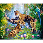 Hot Sale Animal Portrait Leopard Full Drill - 5D Diy Diamond