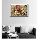 Hot Sale Family Lions Full Drill - 5D Diy Diamond Painting 