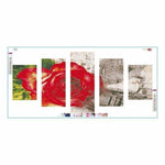 Full Drill - 5D DIY Diamond Painting Kits Multi Panel Rose - NEEDLEWORK KITS