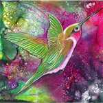 Full Drill - 5D DIY Diamond Painting Kits Watercolor Love Bird Flowers - NEEDLEWORK KITS