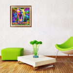 Full Drill - 5D DIY Diamond Painting Kits Artistic Colorful Elephant Family - NEEDLEWORK KITS