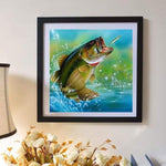 Full Drill - 5D DIY Diamond Painting Kits Cartoon The Baiting Fish - NEEDLEWORK KITS