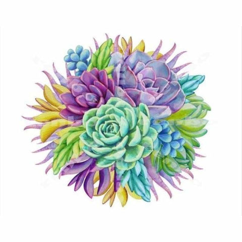 Modern Art Plant Cactus Full Drill - 5D Diy Diamond Painting